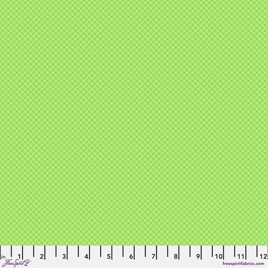 Tula Pink True Colors - On the Grid - Apple