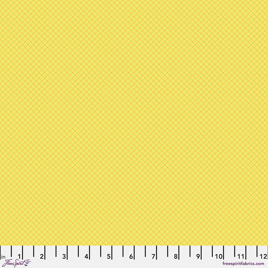 Tula Pink True Colors - On the Grid - Highlighter