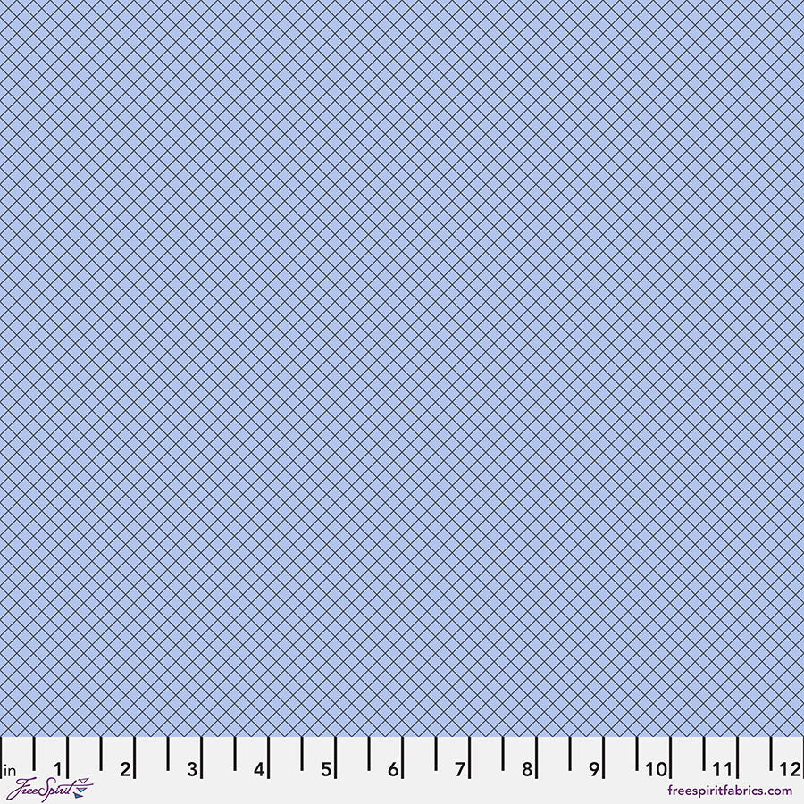 Tula Pink True Colors - On the Grid - Shoreline