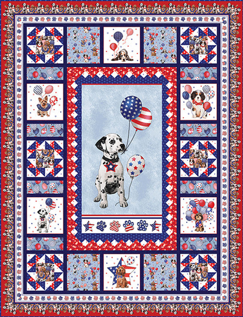 Paws For America Quilt Kit