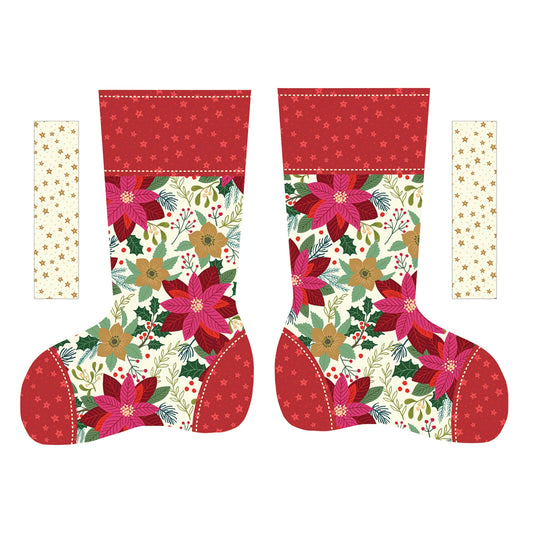 All is Bright - 1 yard stocking panel