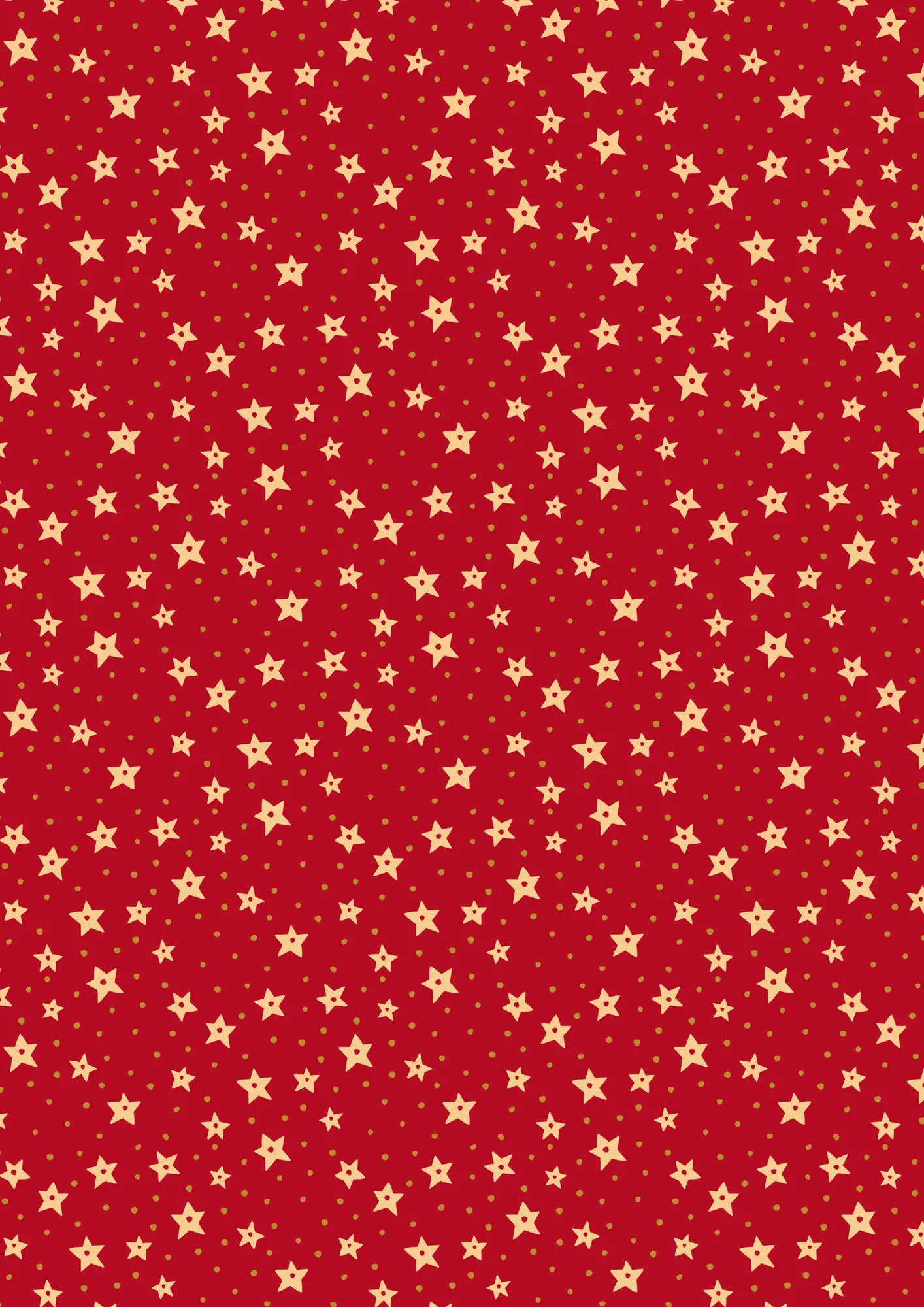 All is Bright - Stars on Red