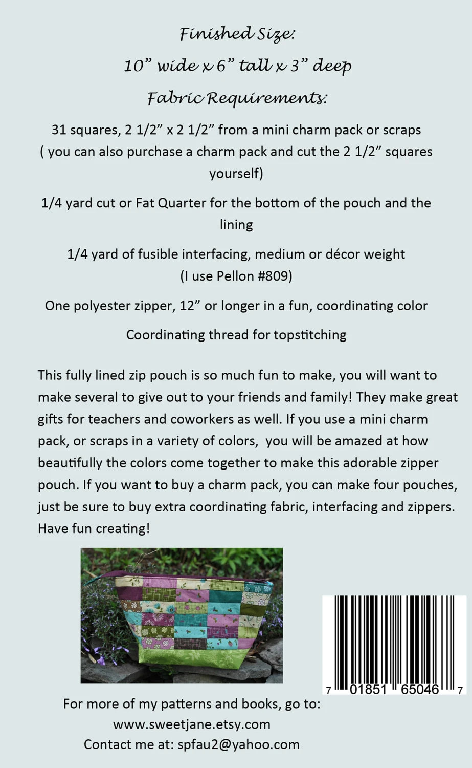 Creatively Your Zipper Pouch