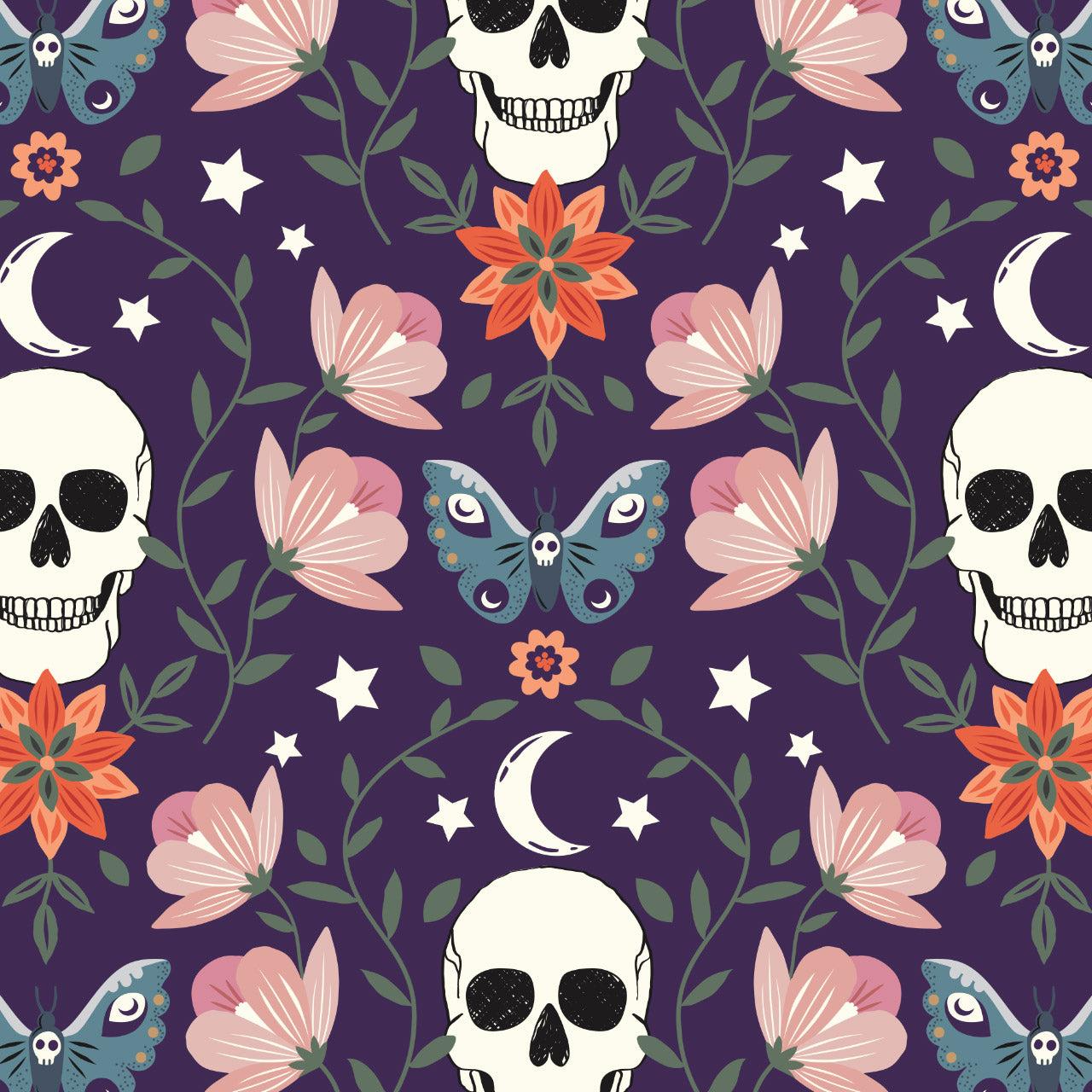 Spellbound - Skulls and Floral