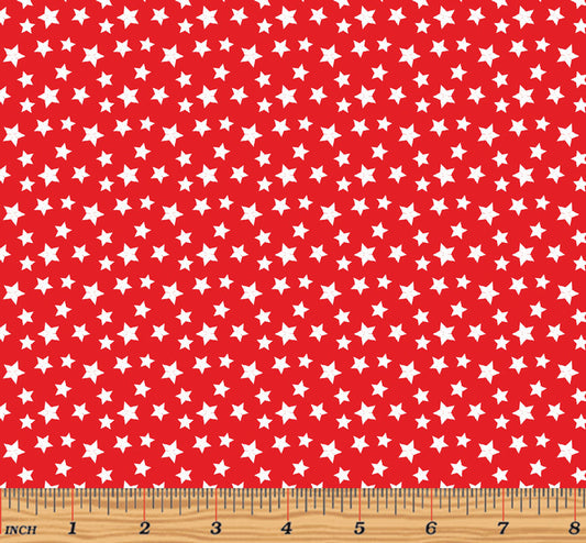Patriotic Stars Red