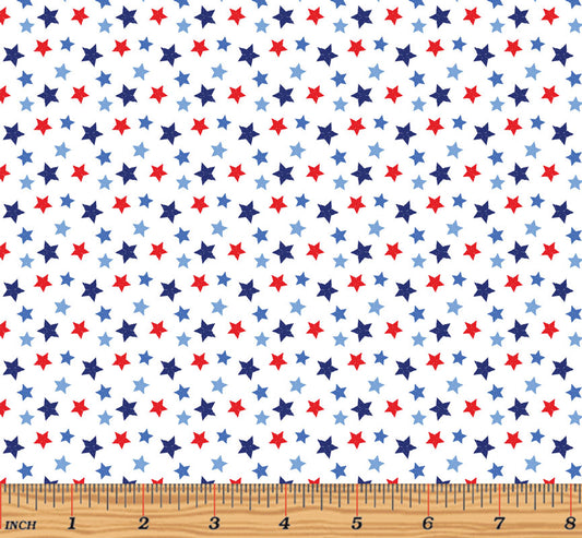 Patriotic Stars White loop