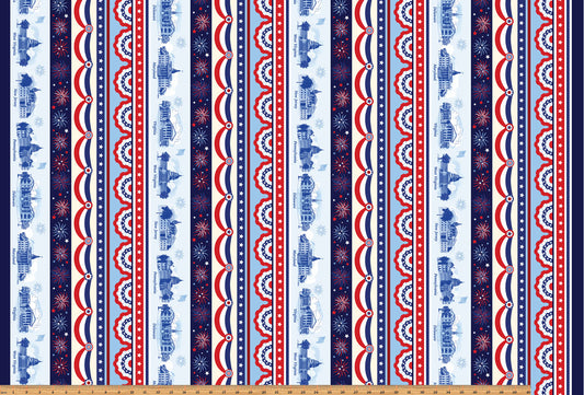 Patriotic Multi Stripe