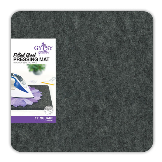 Wool Pressing Mat 17in x 17in x 1/2in Thick
