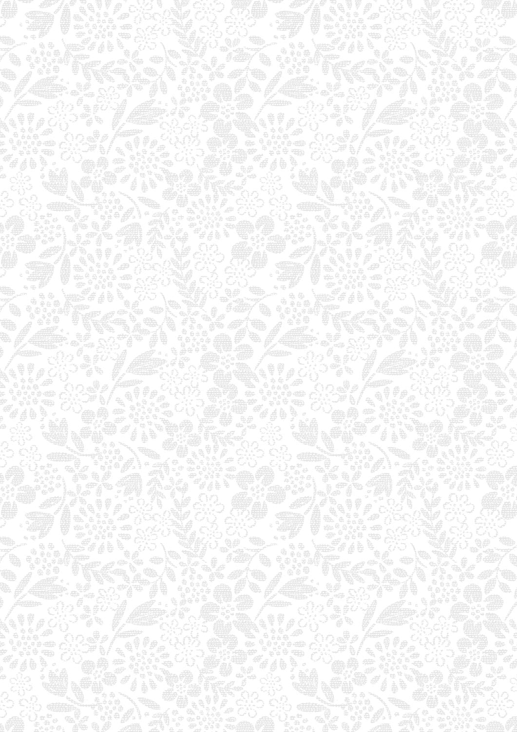 Tiny Tonals - White On White Flower Garden