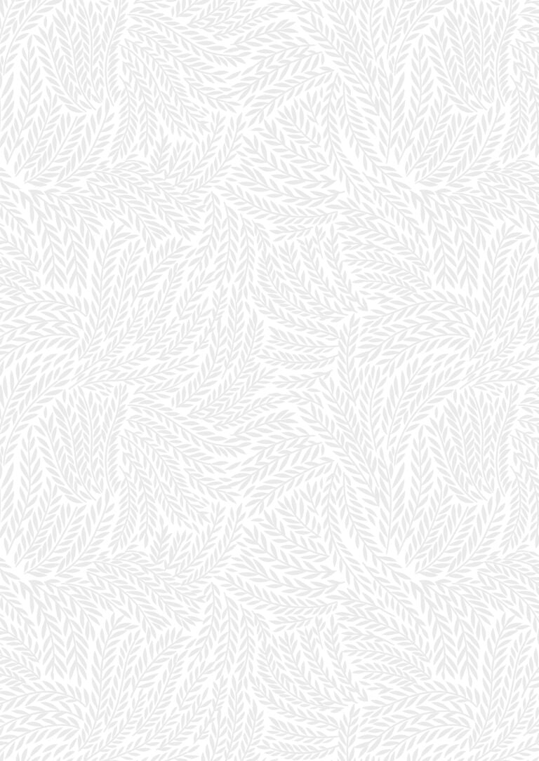 Tiny Tonals - Leaf texture White on White