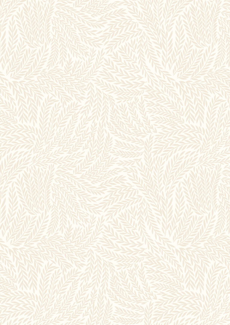 Tiny Tonals - Leaf Texture Cream on Cream