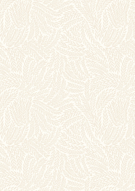 Tiny Tonals - Leaf Texture Cream on Cream