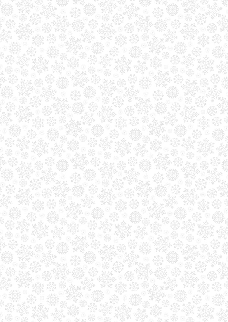 Tiny Tonals - Snowflakes White on White