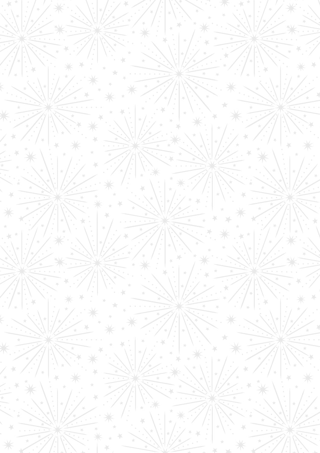 Tiny Tonals - White on White Starburst