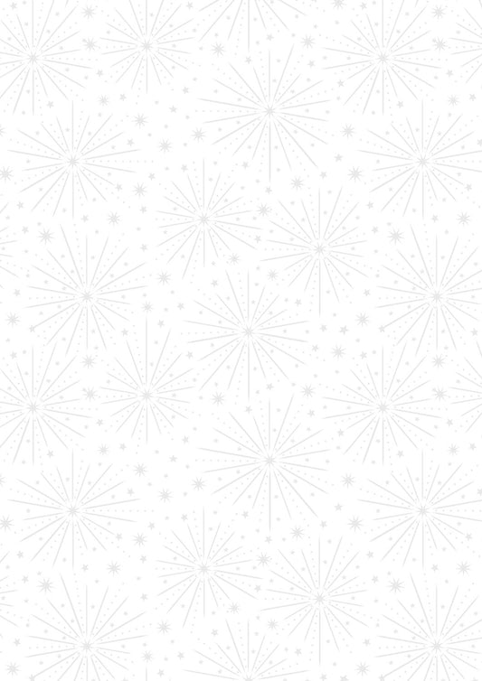 Tiny Tonals - White on White Starburst