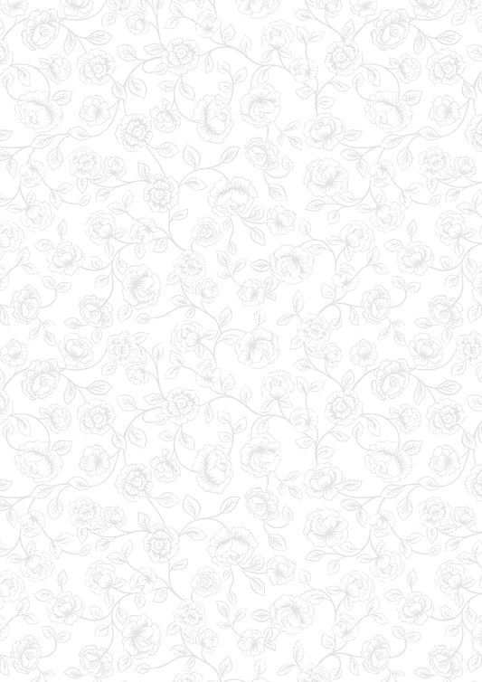 Tiny Tonals - White On White Irene’s Rose