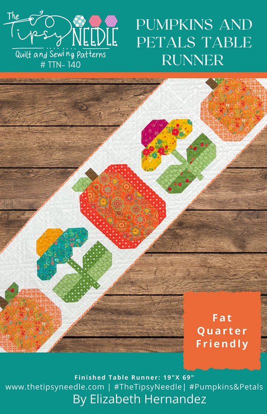 Pumpkin and Petals Table Runner
