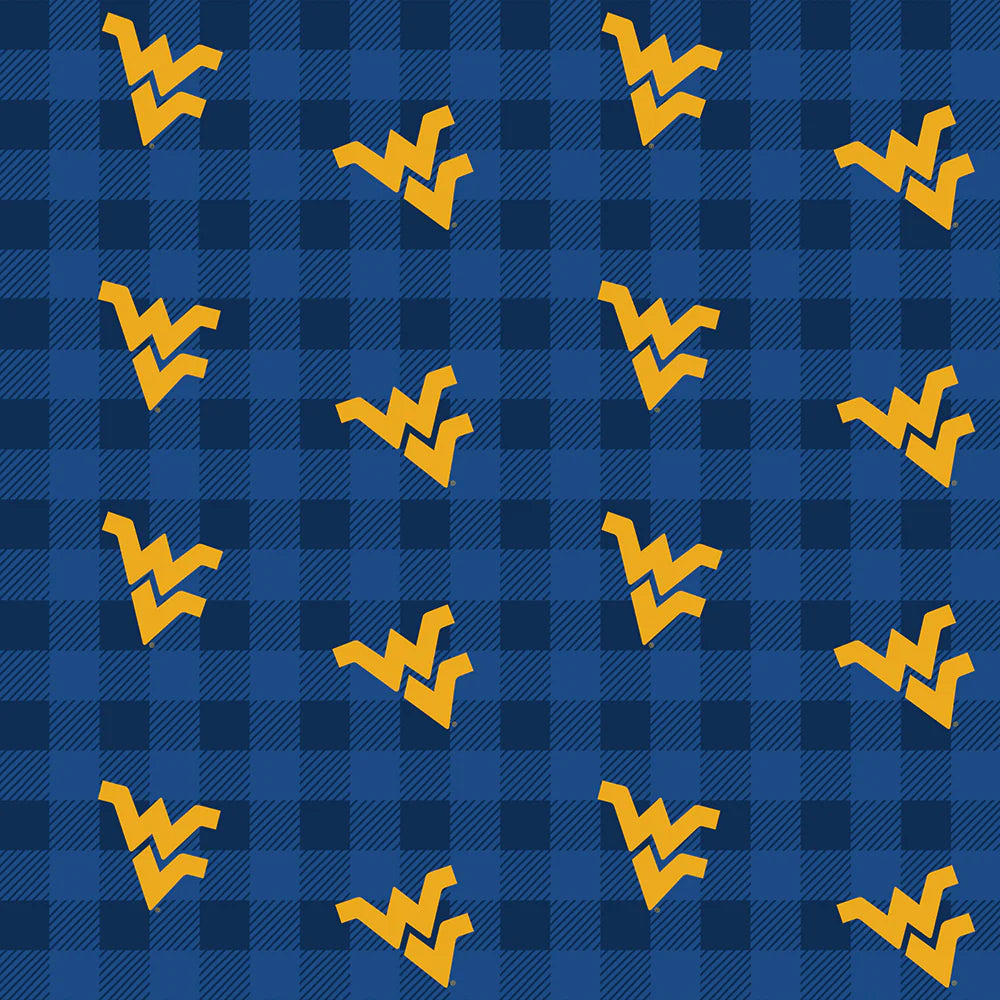 NCAA- West Virginia University - Buffalo Plaid 1207