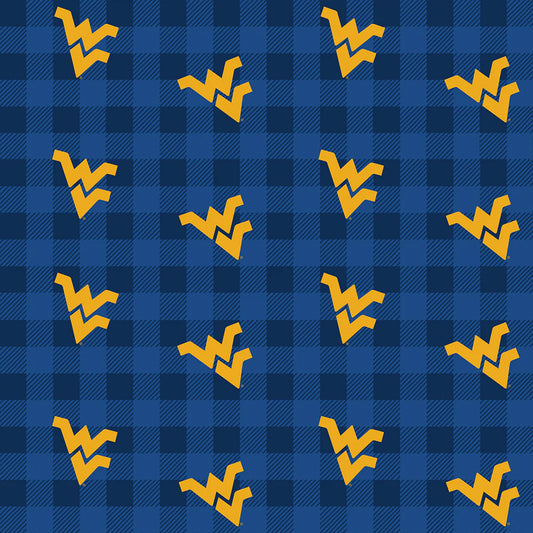 NCAA- West Virginia University - Buffalo Plaid 1207