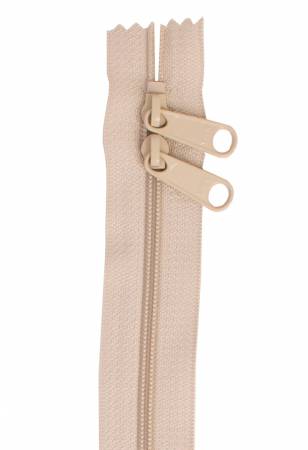 Handbag Zipper 30in Natural