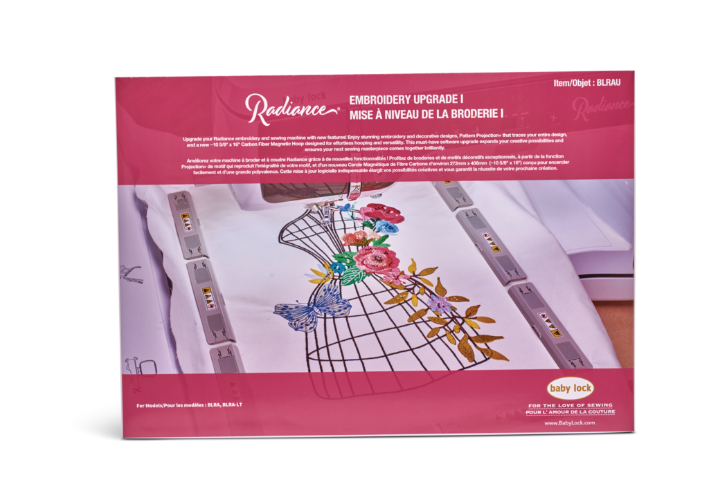 Baby Lock Radiance Embroidery Upgrade 1
