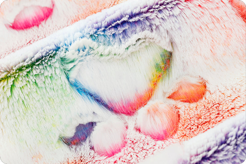 Luxe Cuddle® Prism Paws - Vibrant