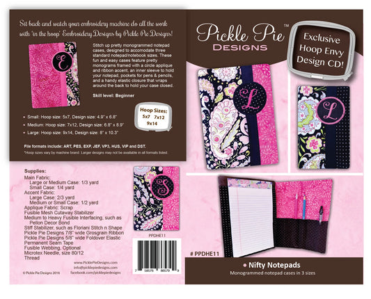 Nifty Notepads Design - Pickle Pie Designs