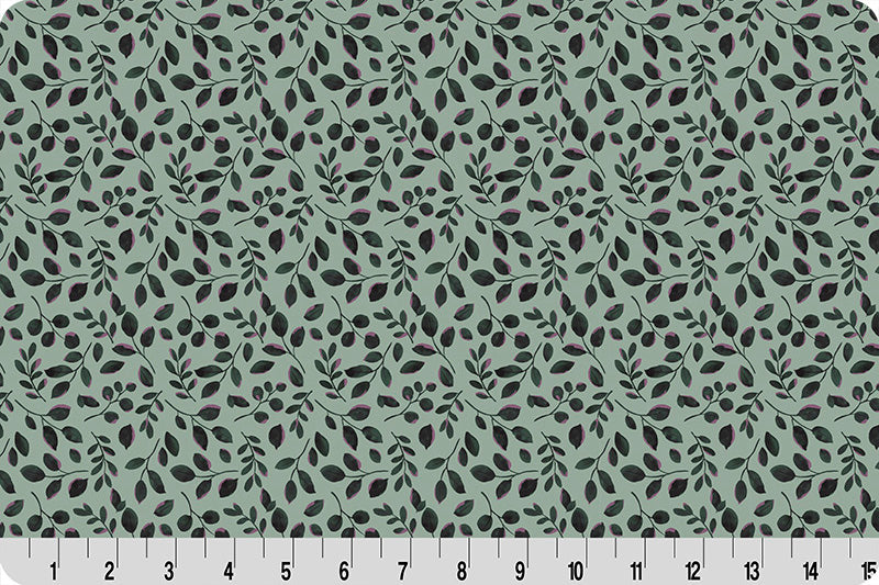 Garden Leaves Quilting Cuddle® Green