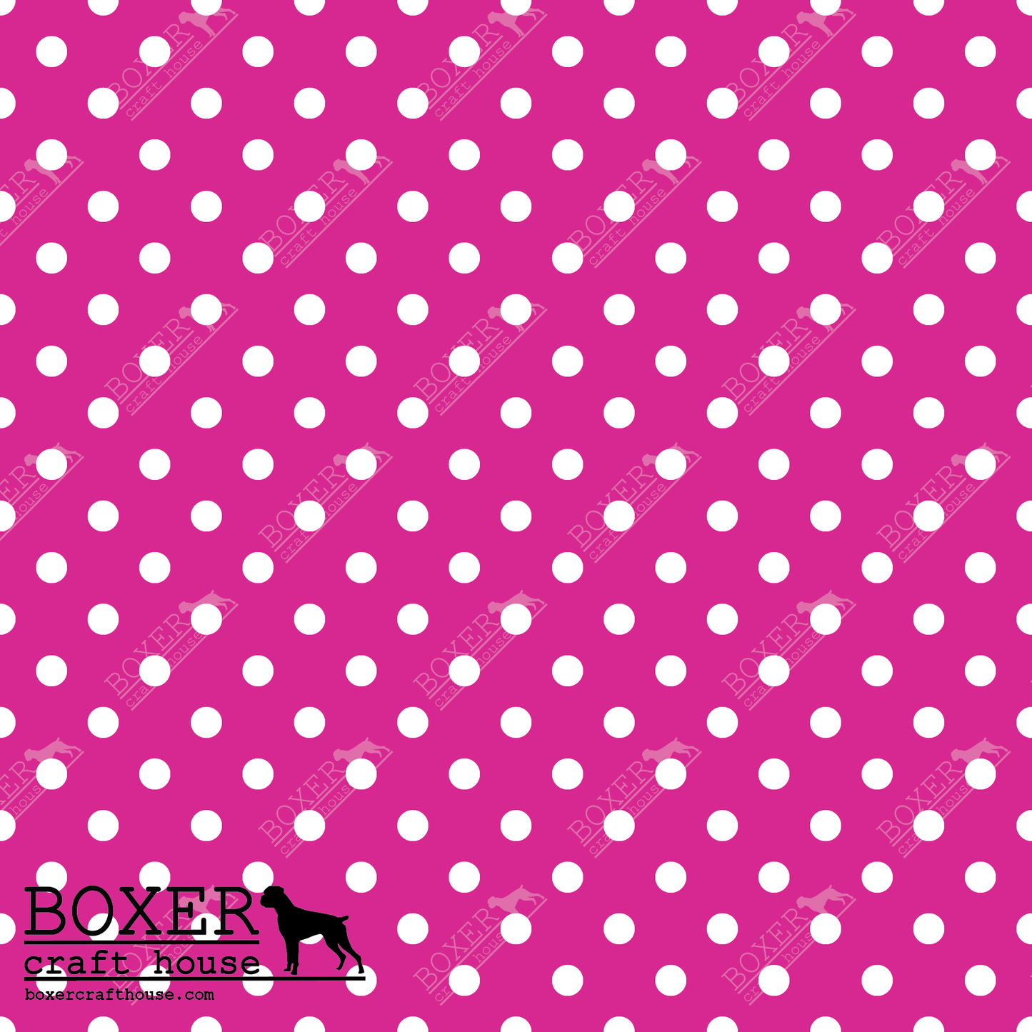 HTV Patterns - Dots - Pink 3/16"