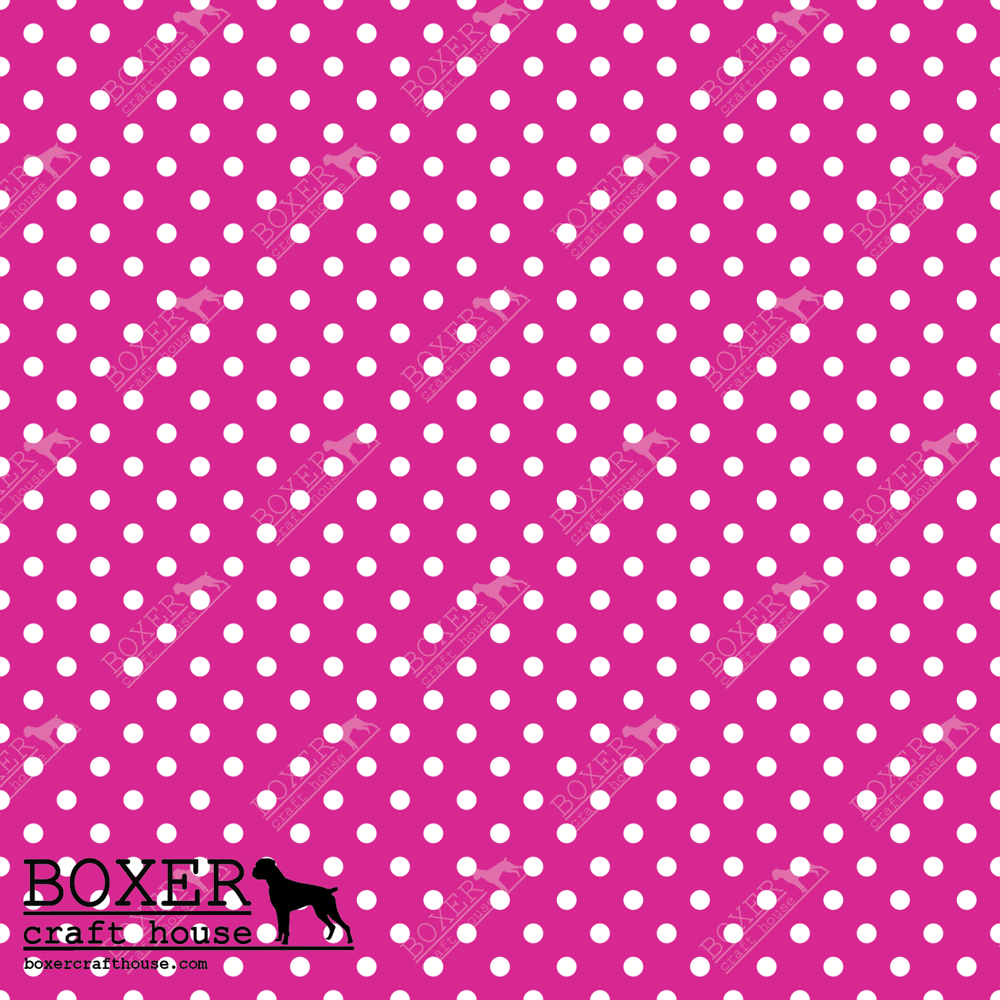 HTV Patterns - Dots - Pink 1/8"