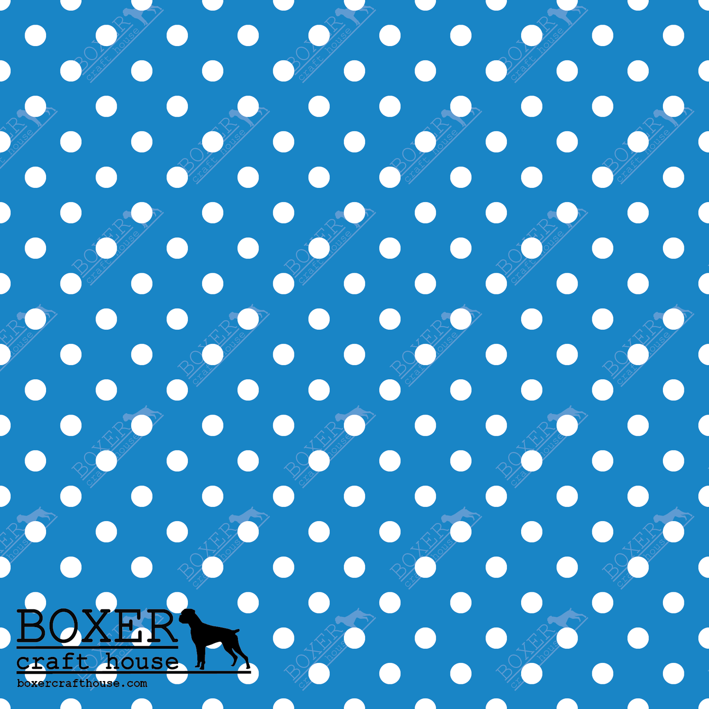 Dots 3/16" - Blue