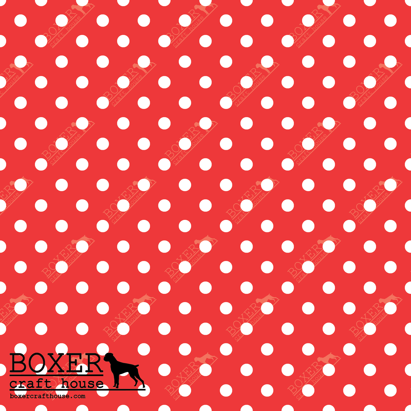 Dots 3/16" - Red
