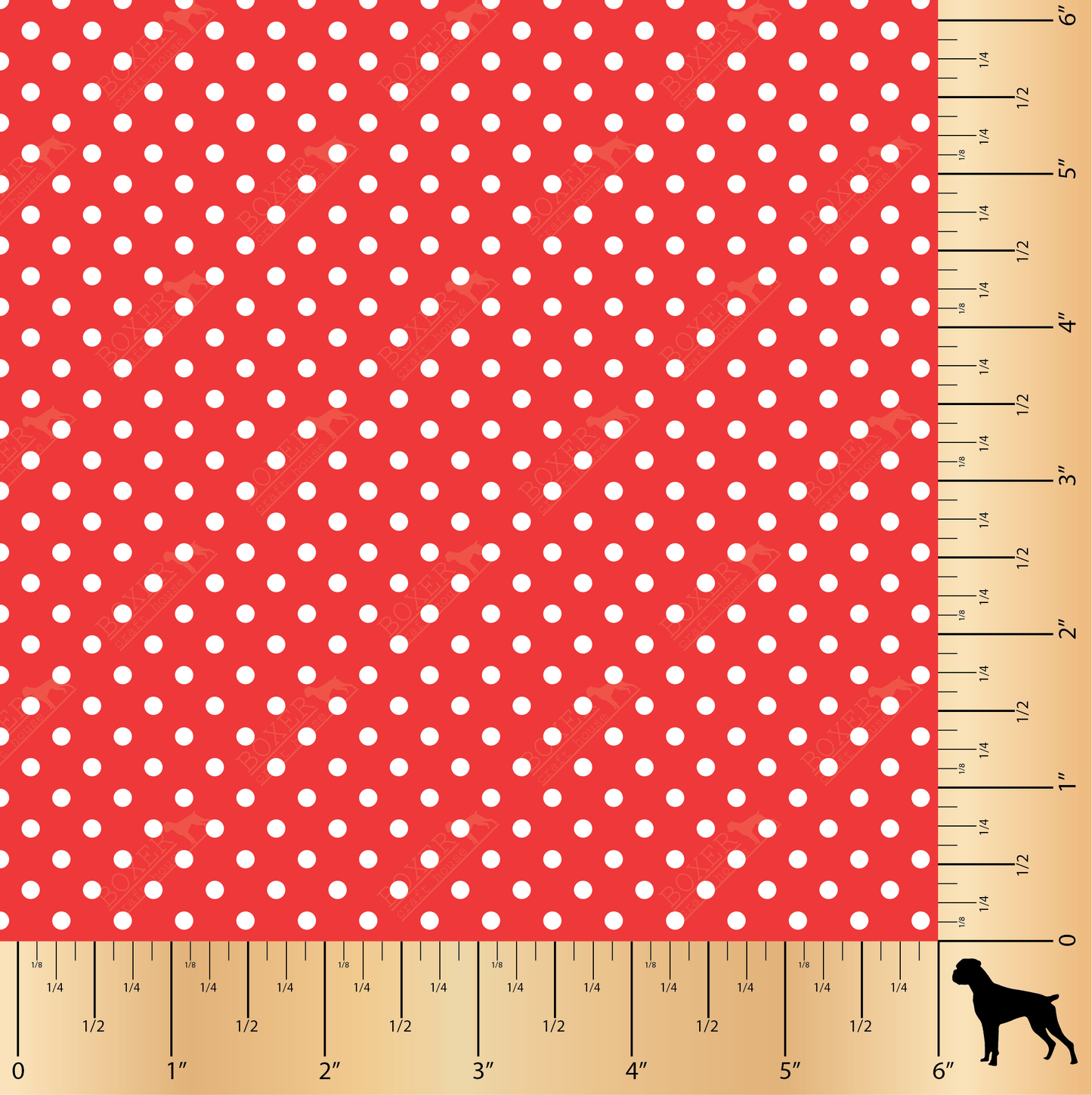 Dots 1/8" - Red