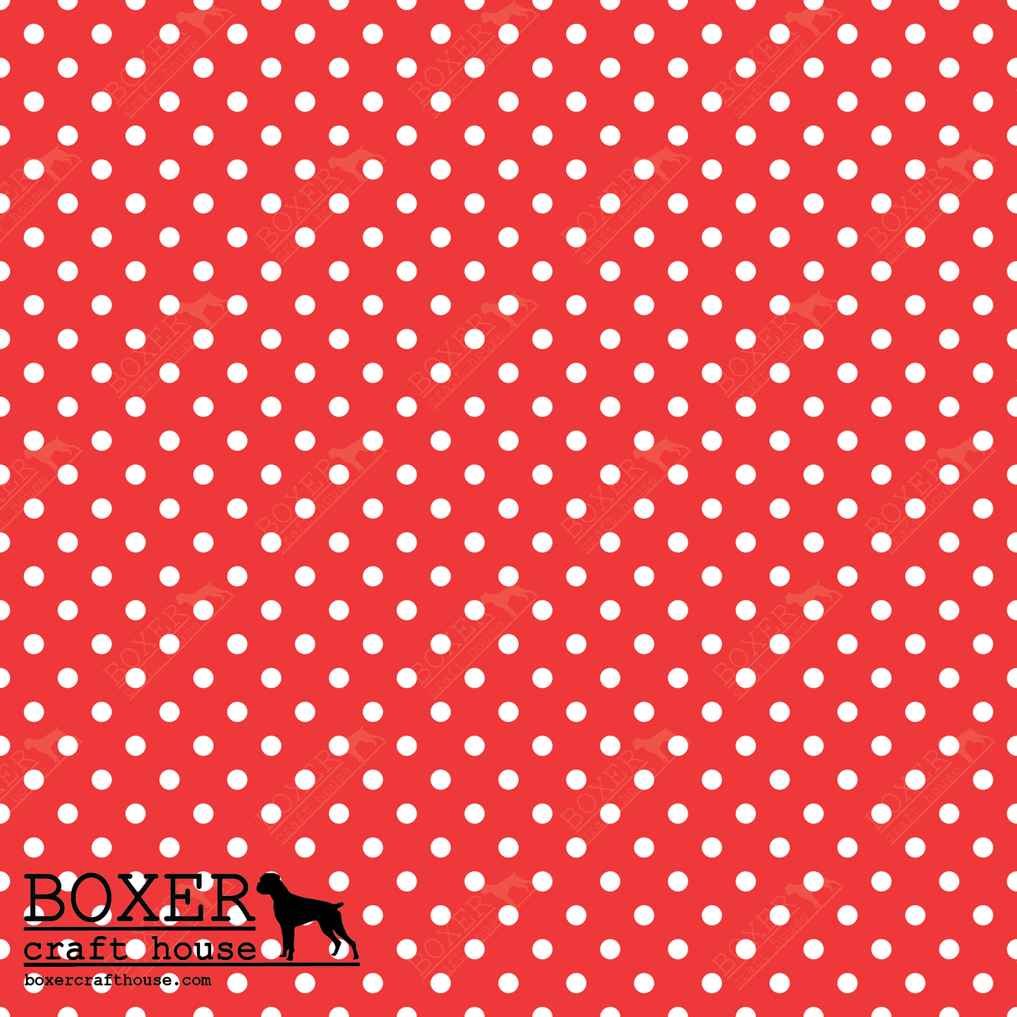 Dots 1/8" - Red