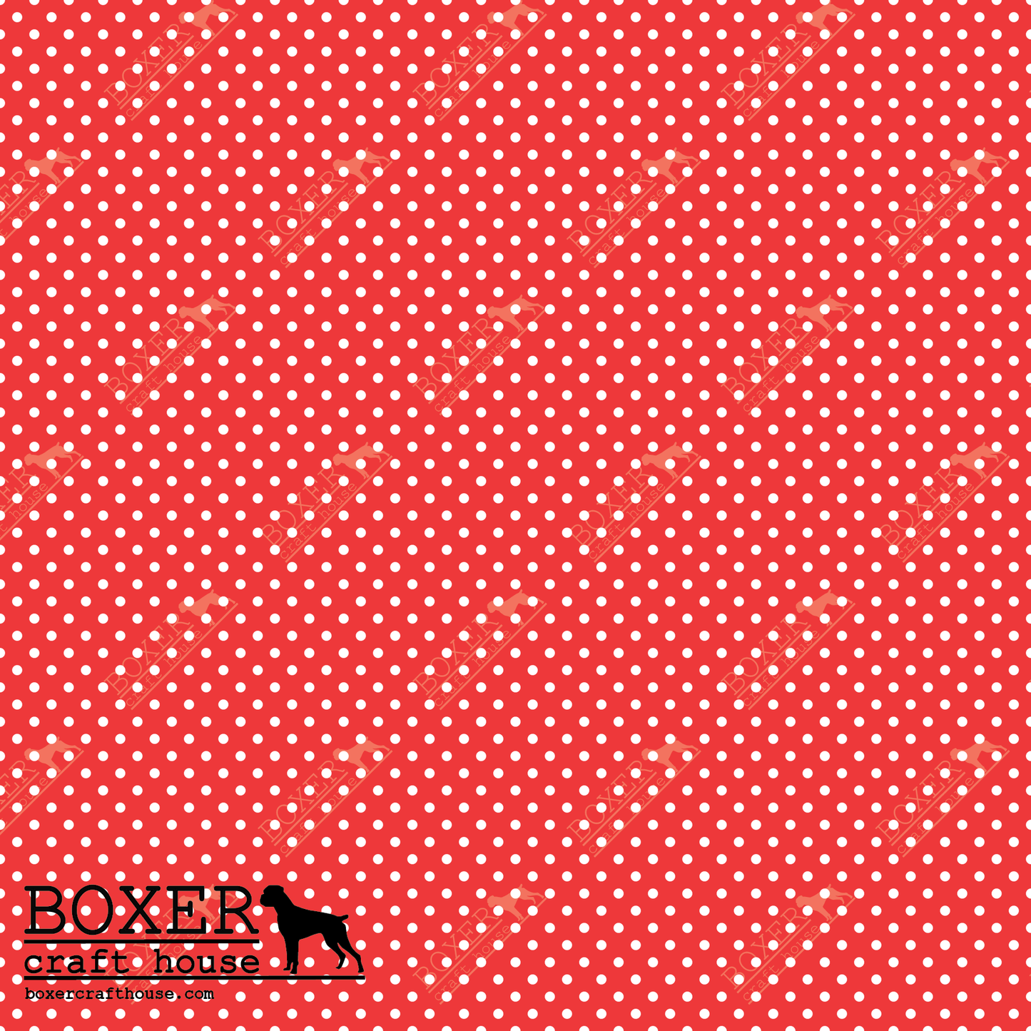 Dots 1/16" - Red