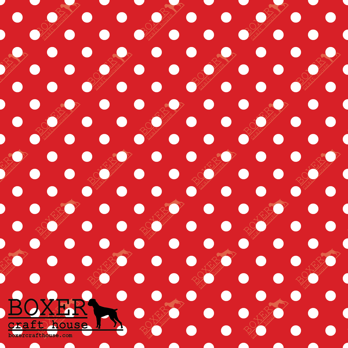 Dots 3/16" - Fiery Red