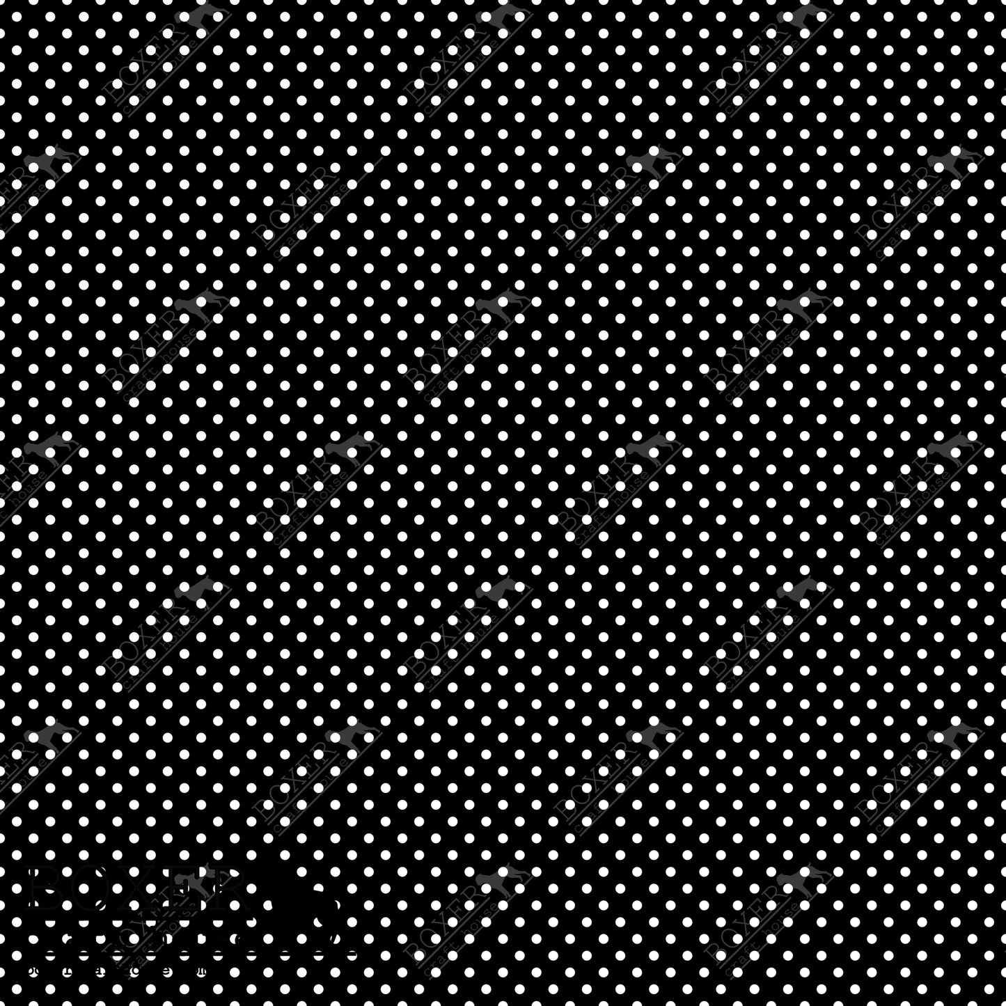 Dots 1/16" - Black