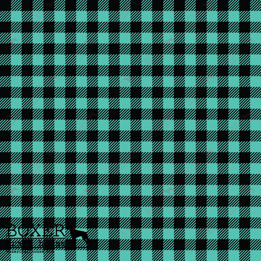 Mint - Buffalo Plaid Diagonal 1/4"