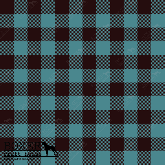 Buffalo Plaid 1.2 Square Teal