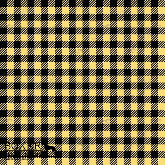 Daisy Floret - Buffalo Plaid Diagonal 1/4"