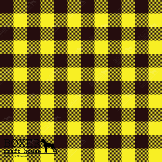 Buffalo Plaid 1.2 Square Yellow