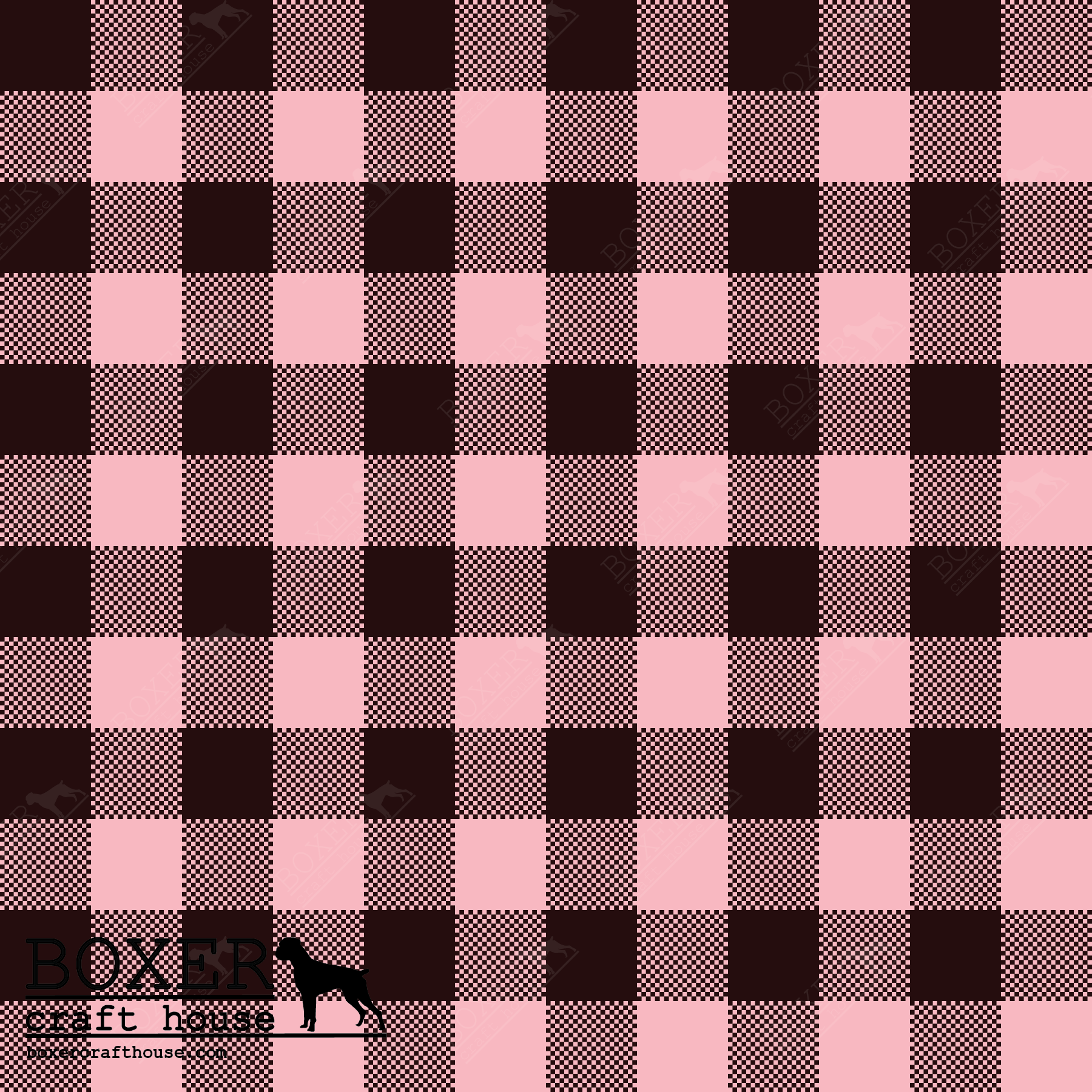 Buffalo Plaid 1.2 Square Tickled Pink