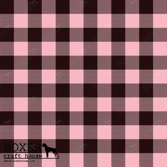 Buffalo Plaid 1.2 Square Tickled Pink