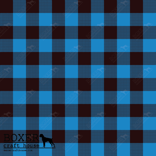 Buffalo Plaid 1.2 Square Blue