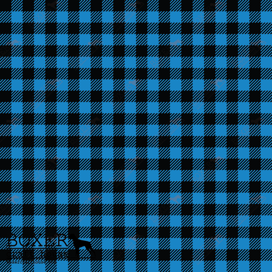 Blue - Buffalo Plaid Diagonal 1/4"