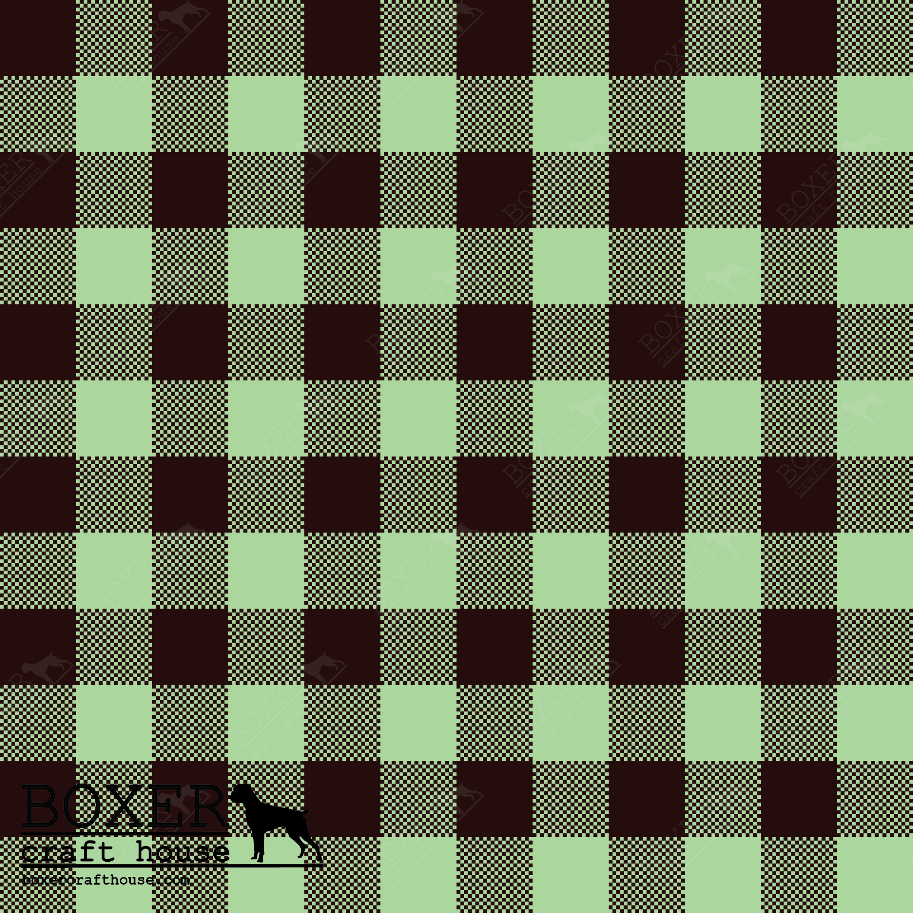 Buffalo Plaid 1.2 Square Pistachio Green