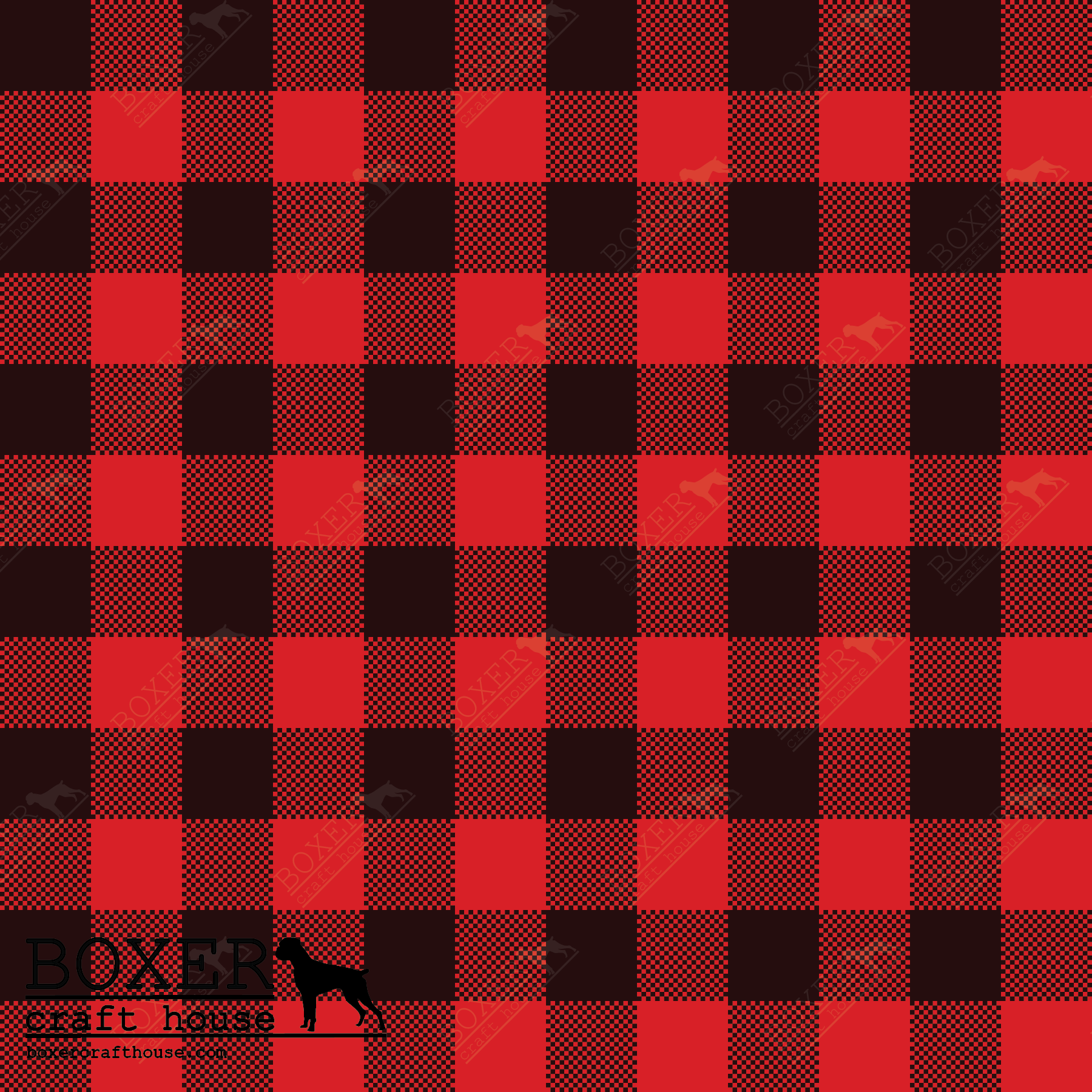 Buffalo Plaid 1.2 Square Fiery Red