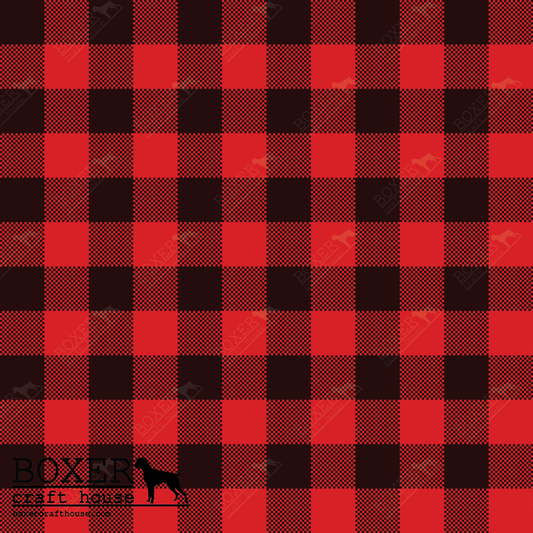 Buffalo Plaid 1.2 Square Fiery Red