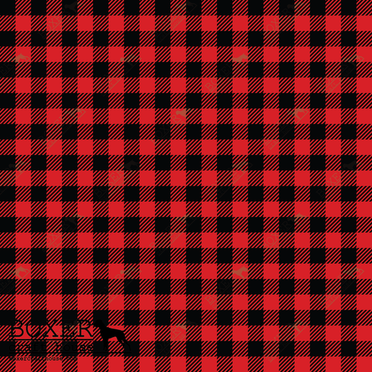 Fiery Red - Buffalo Plaid Diagonal 1/4"