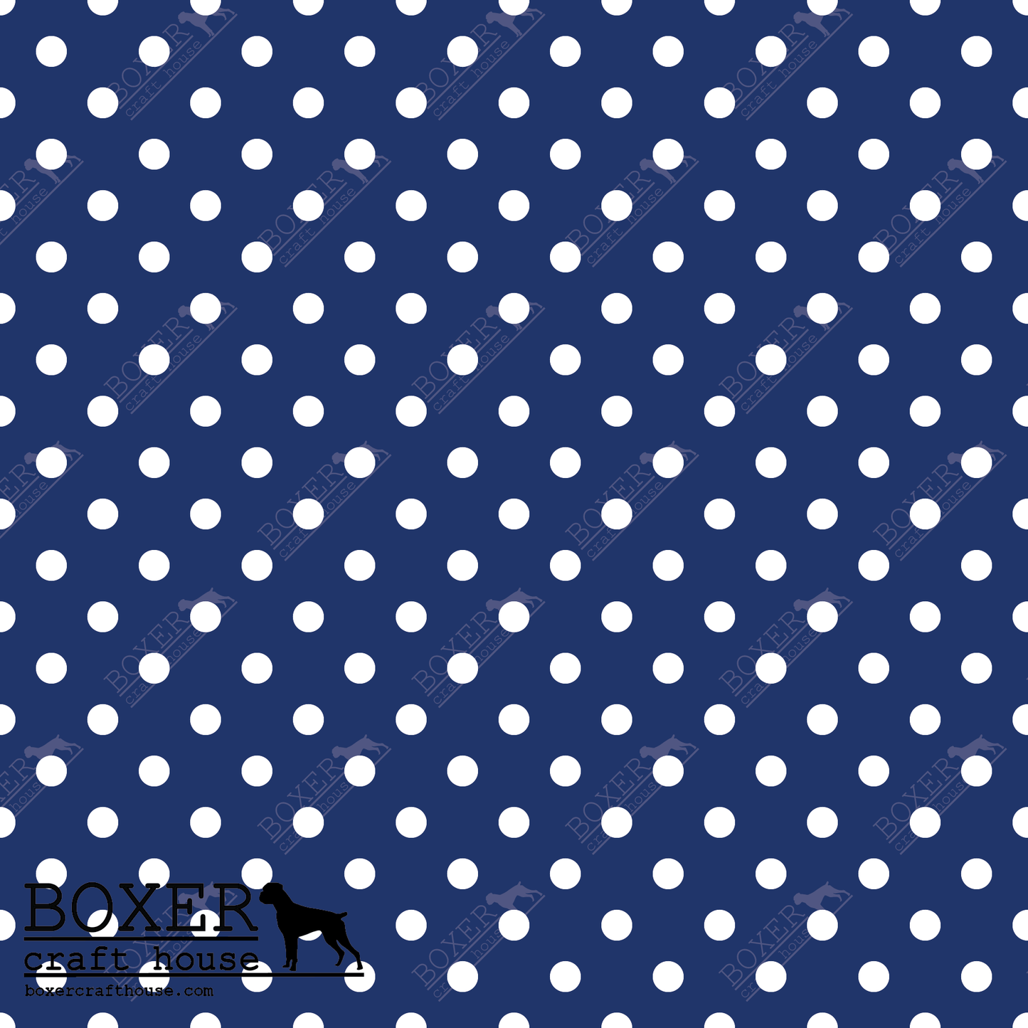 HTV Patterns - Dots - Dodger Blue  3/16"